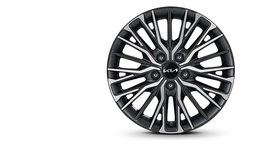 عجلات المنيوم  بلون معدني رمادي غامق مقاس 225/45R17