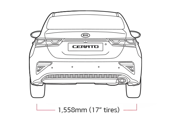 Kia Cerato Dimensions