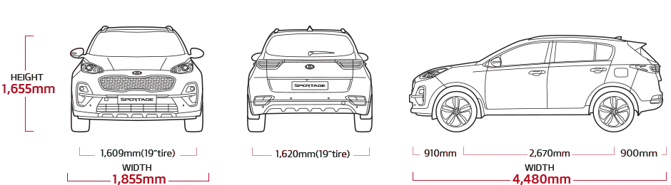 kia-sportage-19my-dimensions-all-view